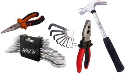 

Asraw Hand Tool Kit(13 Tools), Multicolor