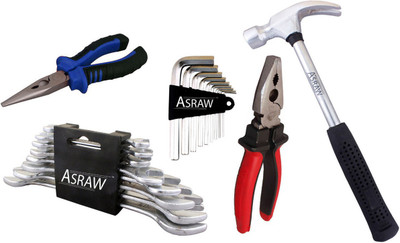 

Asraw Hand Tool Kit(13 Tools), Multicolor