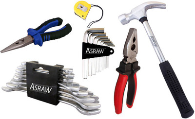 

Asraw Hand Tool Kit(14 Tools), Multicolor