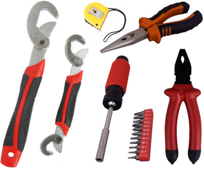 

Asraw Hand Tool Kit(6 Tools), Multicolor