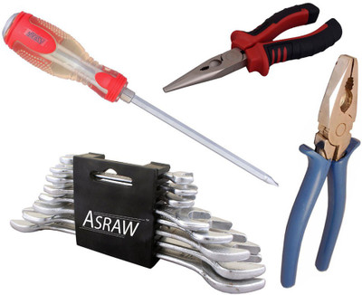 

Asraw Hand Tool Kit(12 Tools), Multicolor