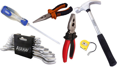 

Asraw Hand Tool Kit(14 Tools), Multicolor