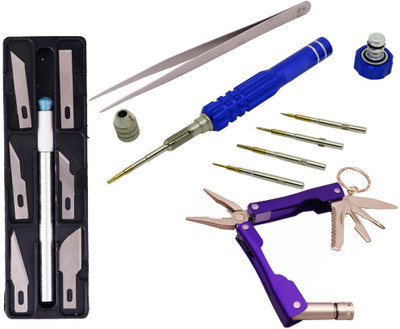 

Asraw Hand Tool Kit(4 Tools), Blue