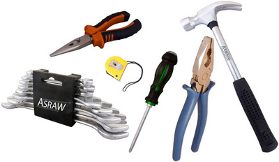 

Asraw Hand Tool Kit(14 Tools), Multicolor