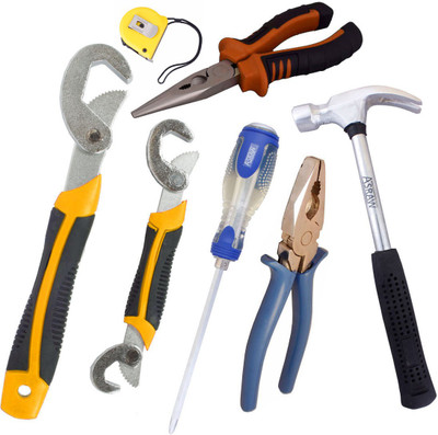 Asraw Hand Tool Kit(7 Tools), Multicolor