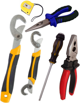 

Asraw Hand Tool Kit(6 Tools), Multicolor