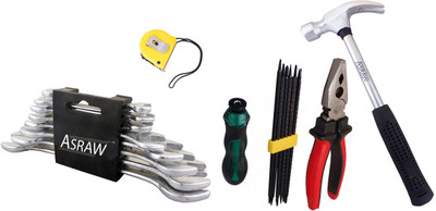 

Asraw Hand Tool Kit(13 Tools), Multicolor