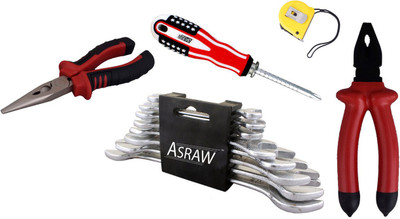 

Asraw Hand Tool Kit(13 Tools), Multicolor