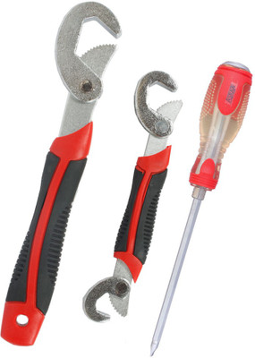 

Asraw Snap N Grip & Double Sided Screwdriver Hand Tool Kit(2 Tools), Multicolor