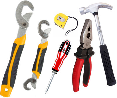 

Asraw Hand Tool Kit(6 Tools), Multicolor