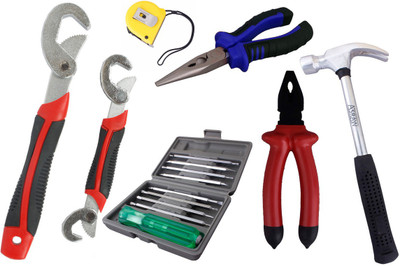 

Asraw Hand Tool Kit(7 Tools), Multicolor