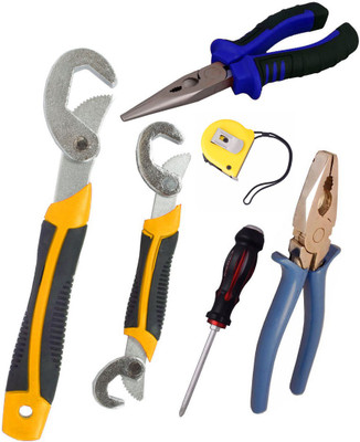 

Asraw Hand Tool Kit(6 Tools), Multicolor