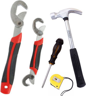 

Asraw Hand Tool Kit(5 Tools), Multicolor