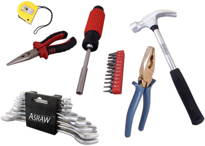 

Asraw Hand Tool Kit(14 Tools), Multicolor