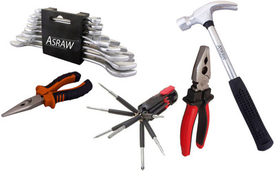 

Asraw Hand Tool Kit(13 Tools), Multicolor