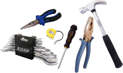 

Asraw Hand Tool Kit(14 Tools), Multicolor