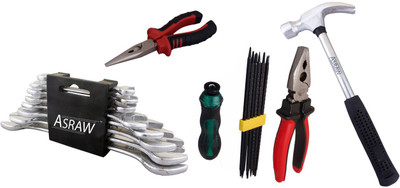 

Asraw Hand Tool Kit(13 Tools), Multicolor