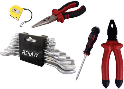 

Asraw Hand Tool Kit(13 Tools), Multicolor
