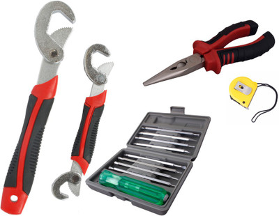 

Asraw Hand Tool Kit(5 Tools), Multicolor