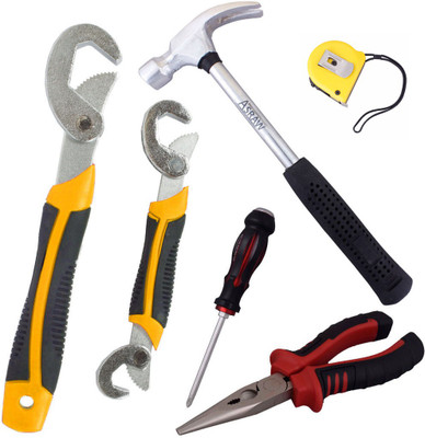 

Asraw Hand Tool Kit(6 Tools), Multicolor