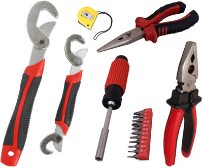 

Asraw Hand Tool Kit(6 Tools), Multicolor