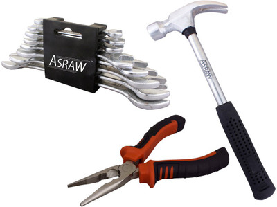 

Asraw Hand Tool Kit(11 Tools), Multicolor