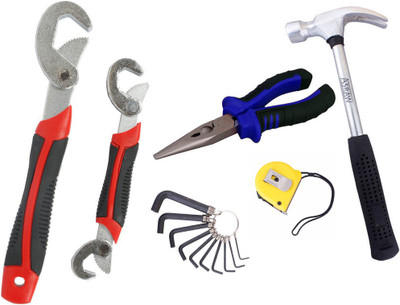 

Asraw Hand Tool Kit(6 Tools), Multicolor
