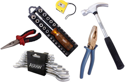 

Asraw Hand Tool Kit(14 Tools), Multicolor