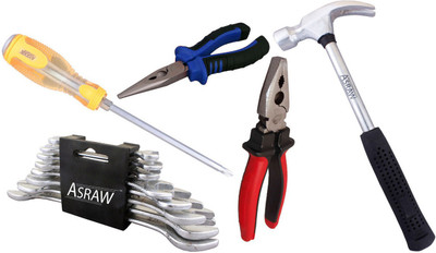 Asraw Hand Tool Kit(13 Tools), Multicolor