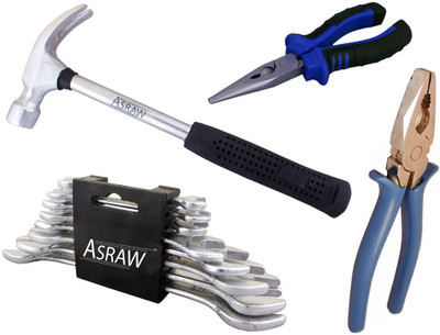 

Asraw Hand Tool Kit(12 Tools), Multicolor