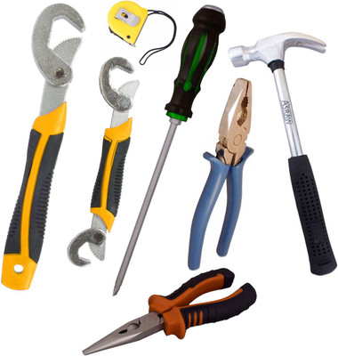 

Asraw Hand Tool Kit(7 Tools), Multicolor
