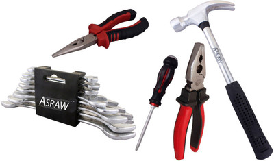 

Asraw Hand Tool Kit(13 Tools), Multicolor