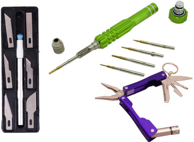 

Asraw Hand Tool Kit(3 Tools), Green
