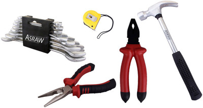

Asraw Hand Tool Kit(13 Tools), Multicolor
