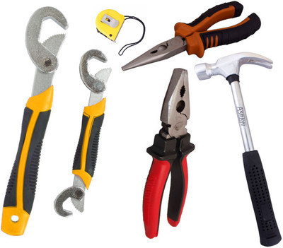 

Asraw Hand Tool Kit(6 Tools), Multicolor