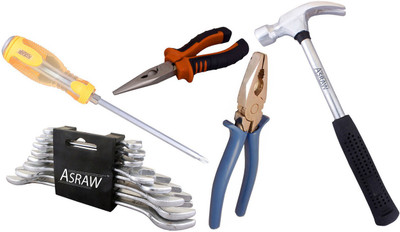 

Asraw Hand Tool Kit(13 Tools), Multicolor