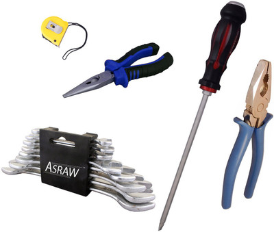 

Asraw Hand Tool Kit(13 Tools), Multicolor