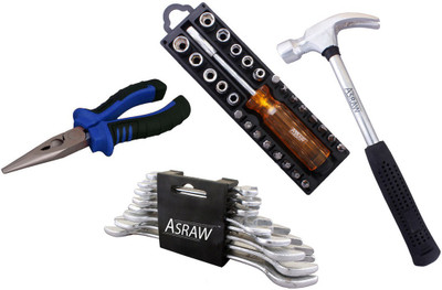 

Asraw Hand Tool Kit(12 Tools), Multicolor