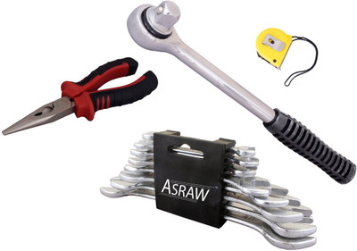 

Asraw Hand Tool Kit(12 Tools), Multicolor