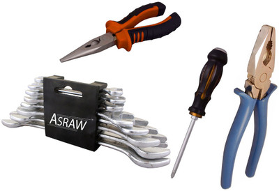 

Asraw Hand Tool Kit(12 Tools), Multicolor