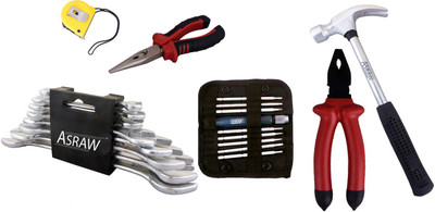 

Asraw Hand Tool Kit(14 Tools), Multicolor