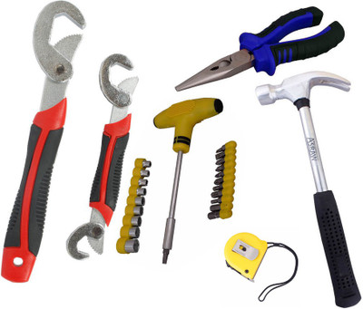

Asraw Hand Tool Kit(6 Tools), Multicolor