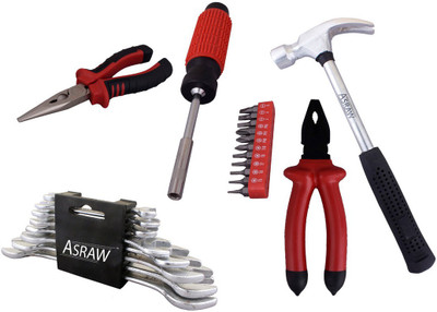 

Asraw Hand Tool Kit(13 Tools), Multicolor