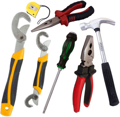 

Asraw Hand Tool Kit(7 Tools), Multicolor