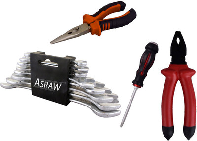 

Asraw Hand Tool Kit(12 Tools), Multicolor