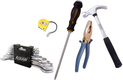 

Asraw Hand Tool Kit(13 Tools), Multicolor