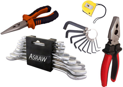 

Asraw Hand Tool Kit(13 Tools), Multicolor