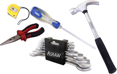 

Asraw Hand Tool Kit(13 Tools), Multicolor