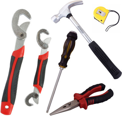 

Asraw Hand Tool Kit(6 Tools), Multicolor
