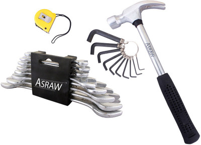 

Asraw Hand Tool Kit(12 Tools), Multicolor